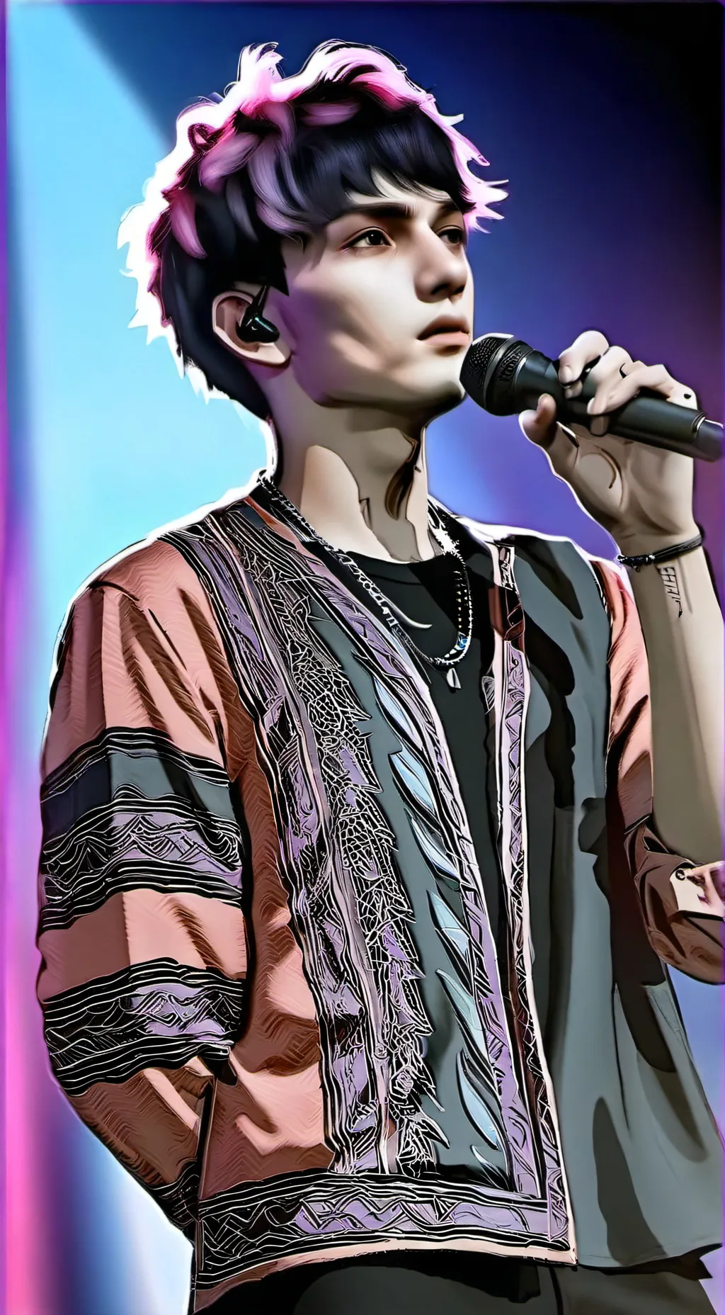 ai character: zac  background