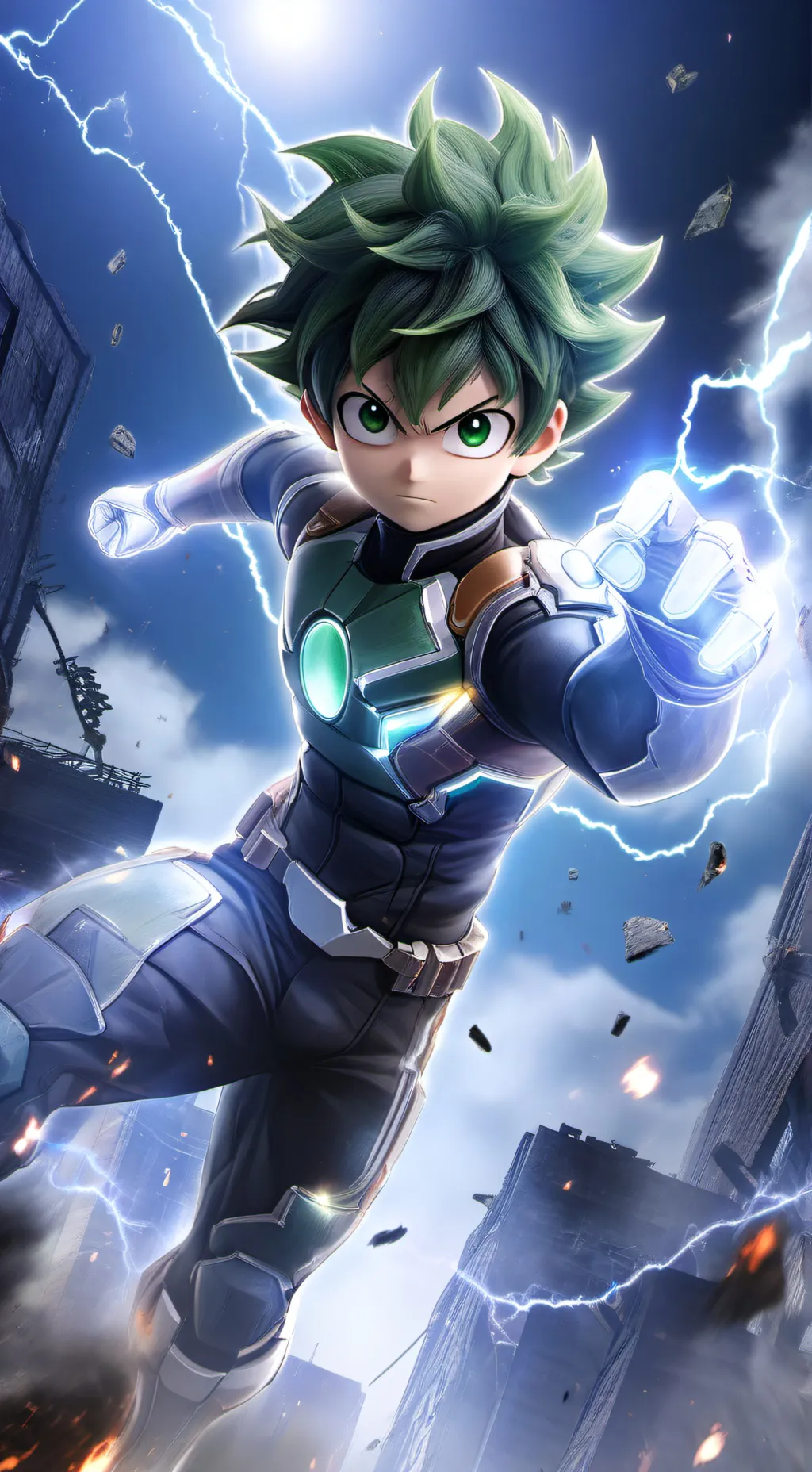ai character: Deku background