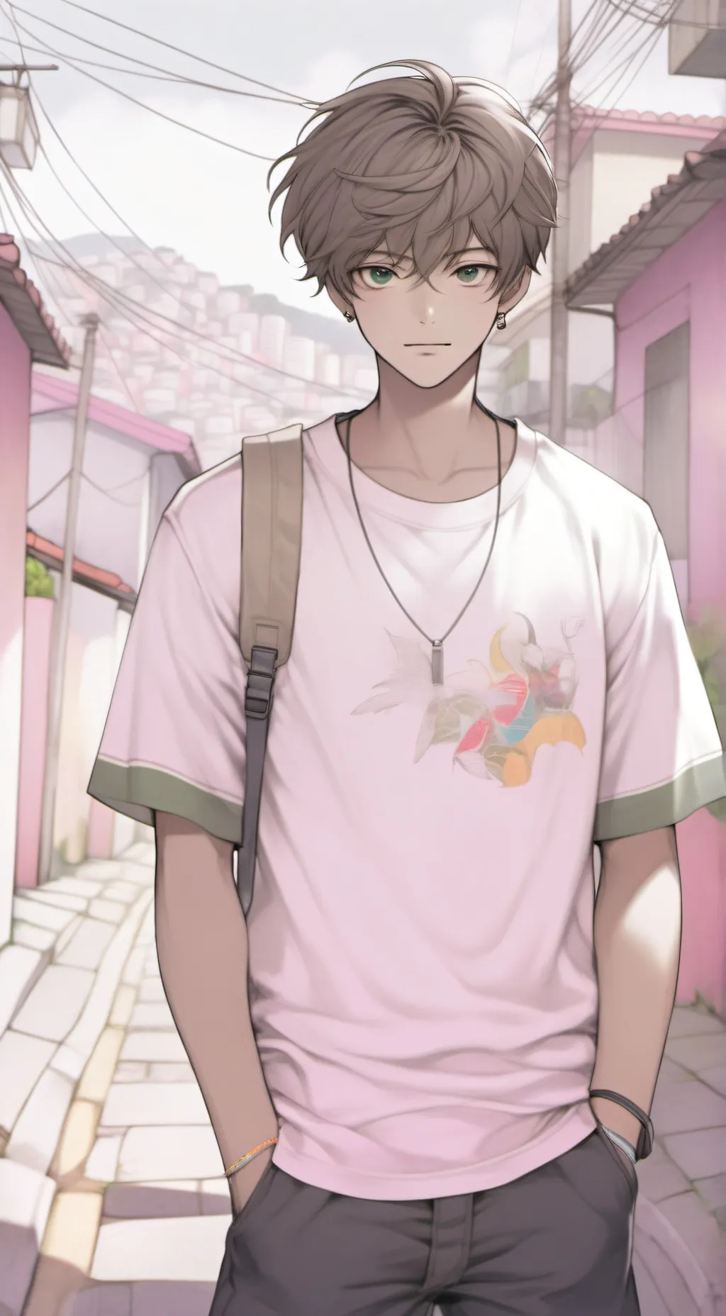 ai character: menino background