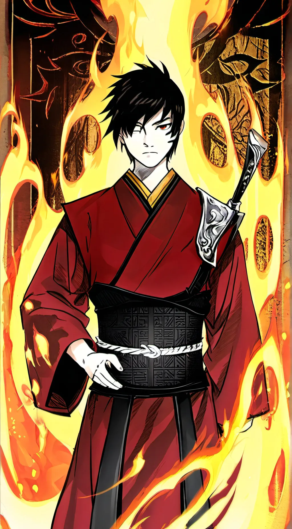 ai character: zuko background