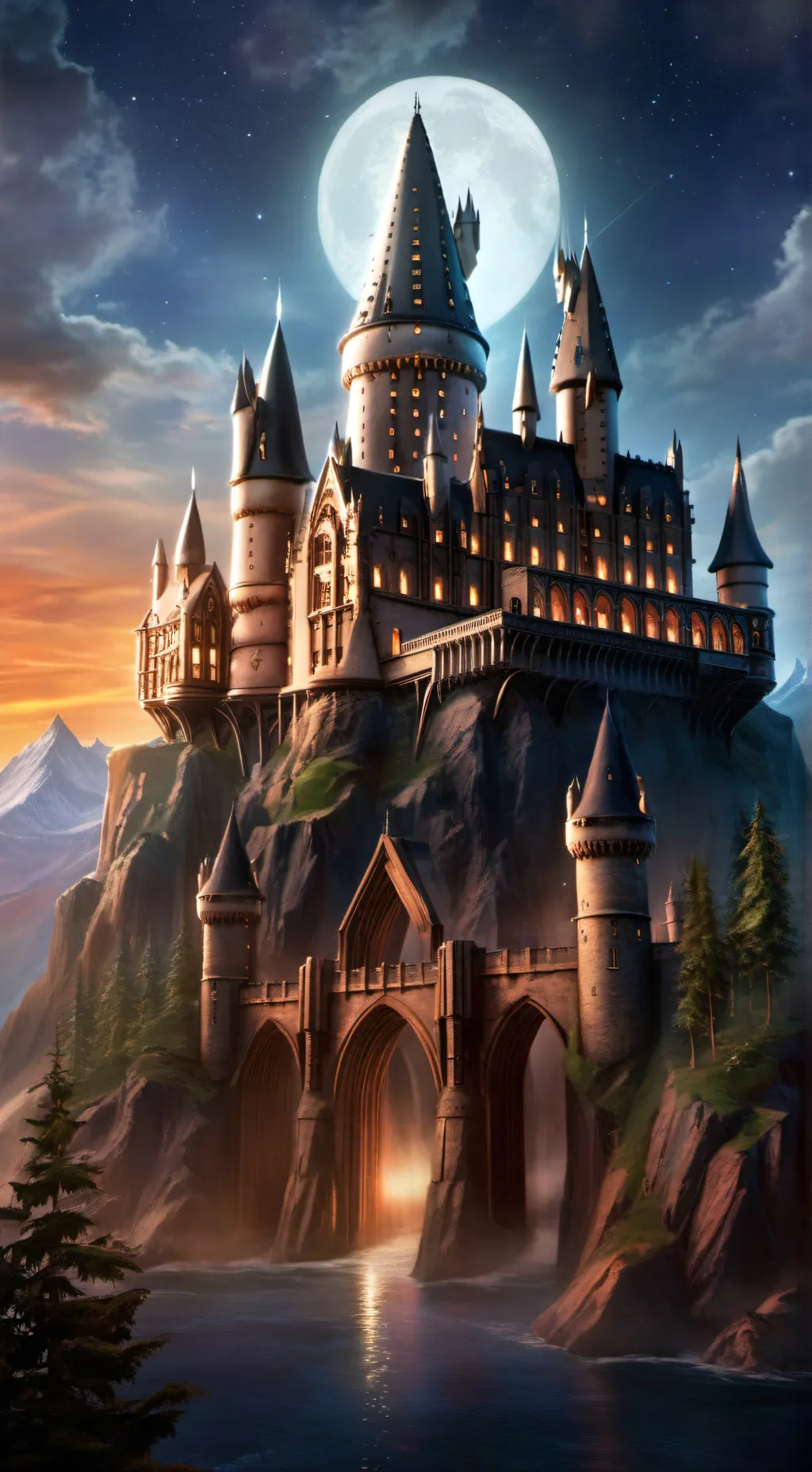 ai character: Hogwarts 7 background