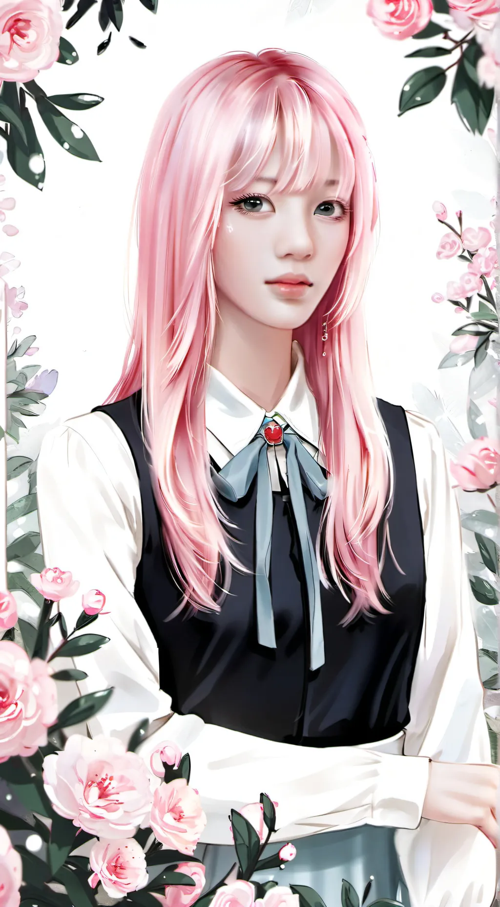 ai character: female jimin background
