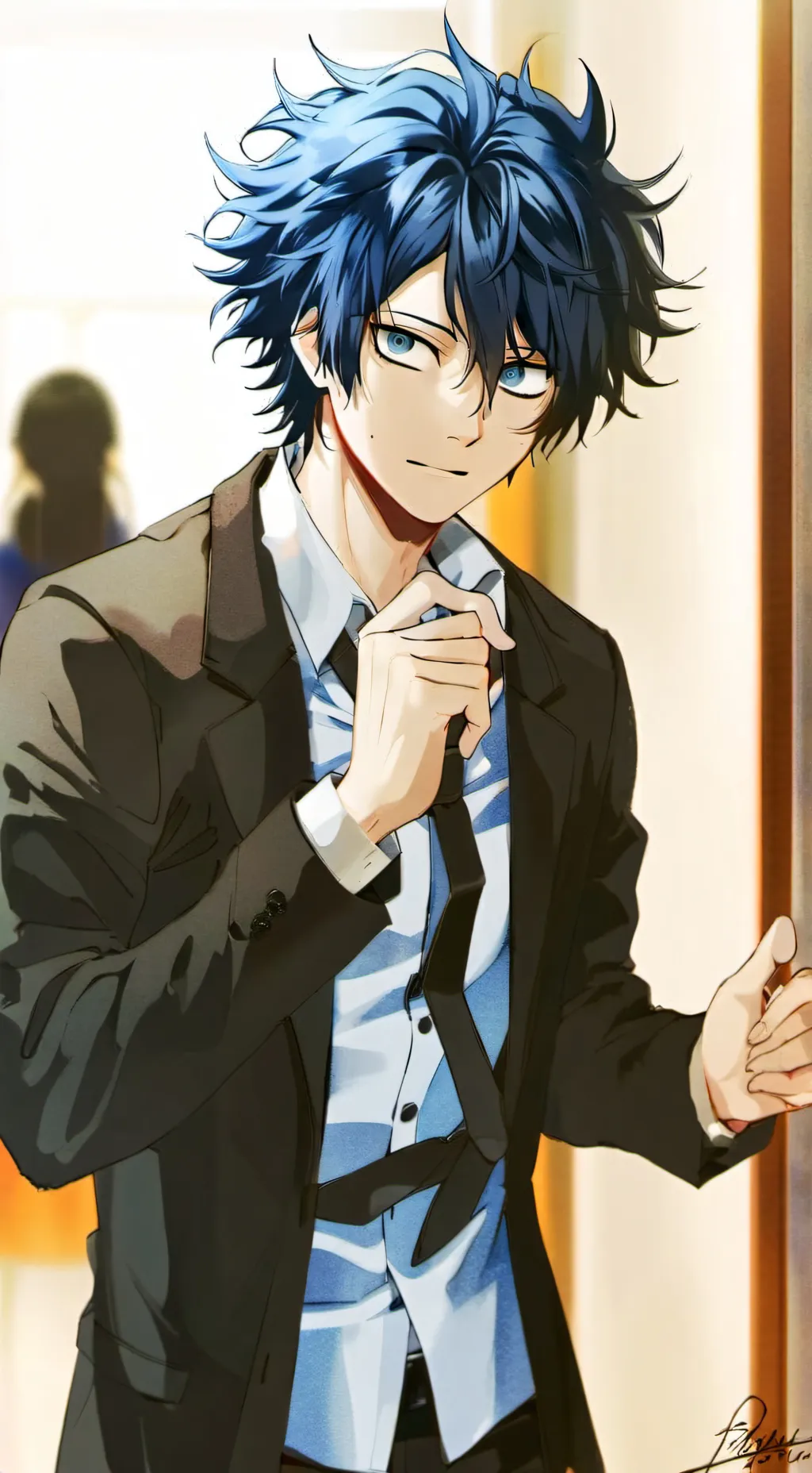 ai character: MHA aizawa cares background