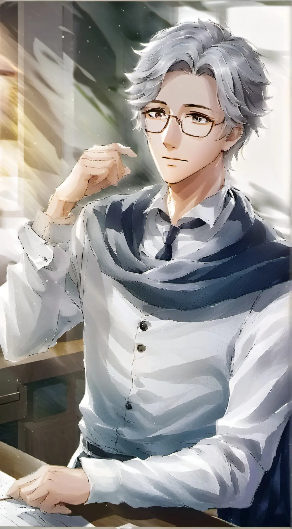 ai character: Anthony  background