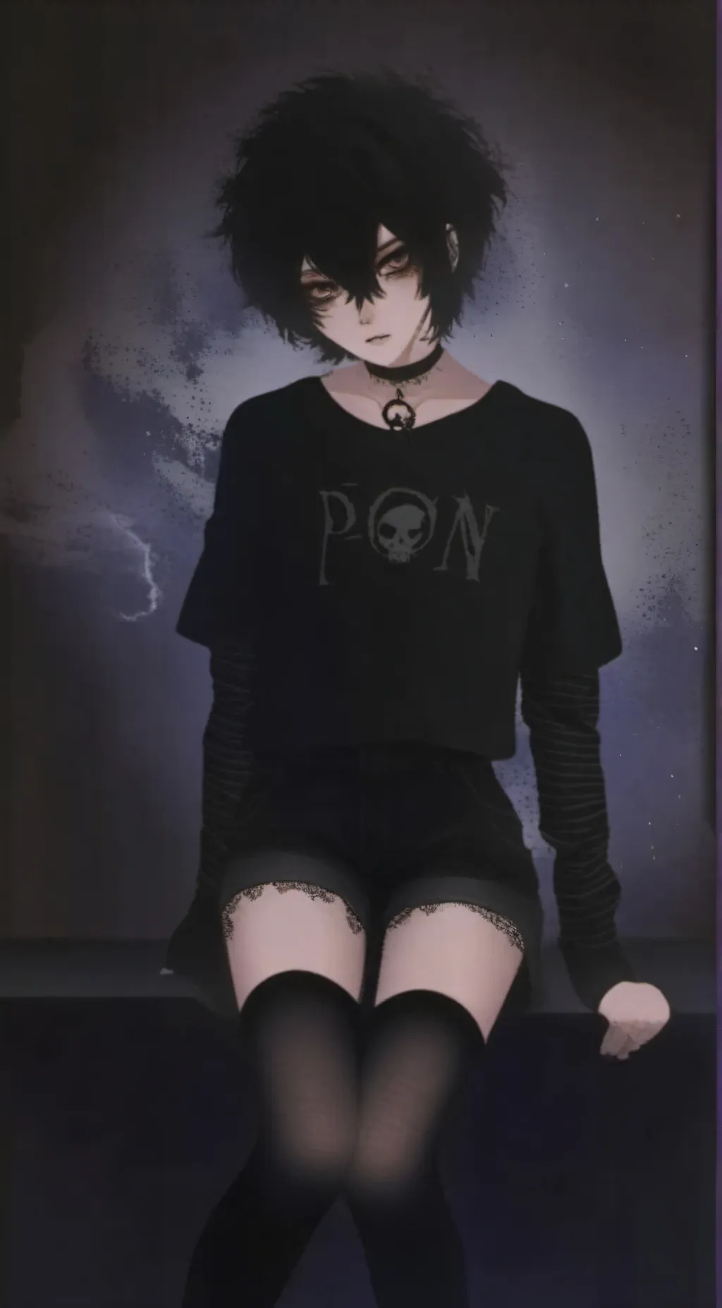 ai character: Aki  background