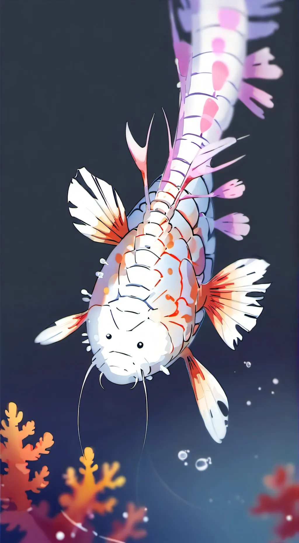 ai character: Finn x shrimpo background