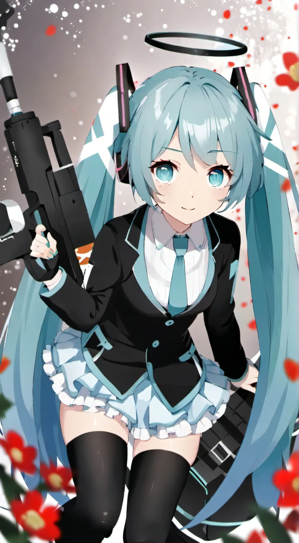 ai character: Miku background
