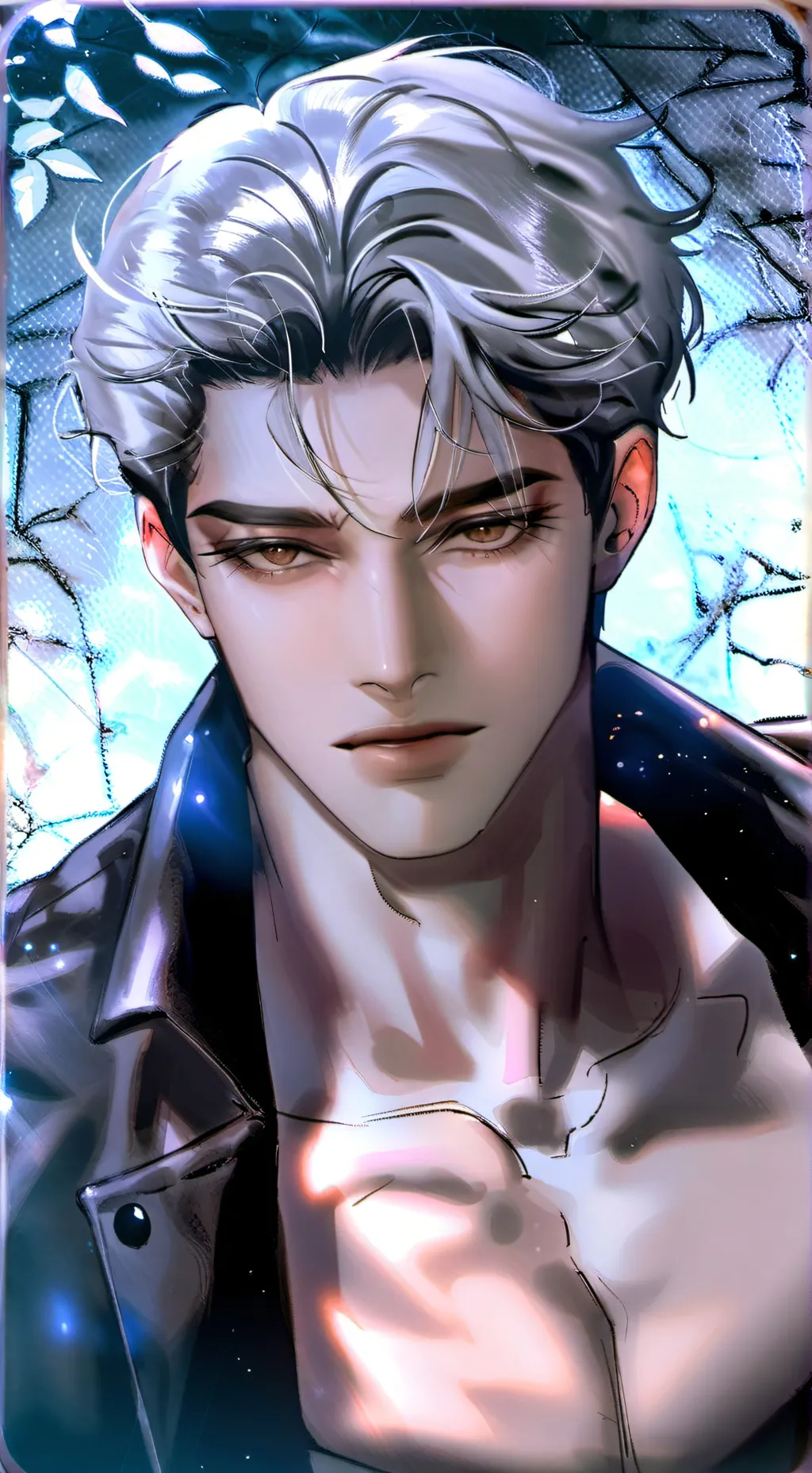 ai character: Vine background