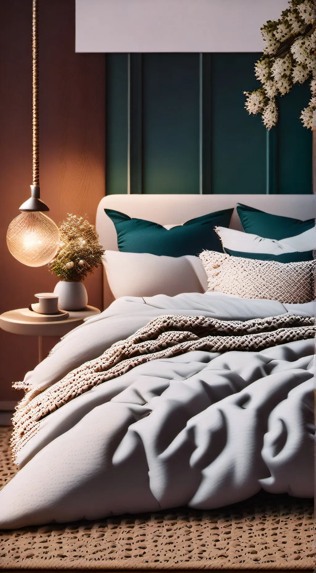 ai character: bed background