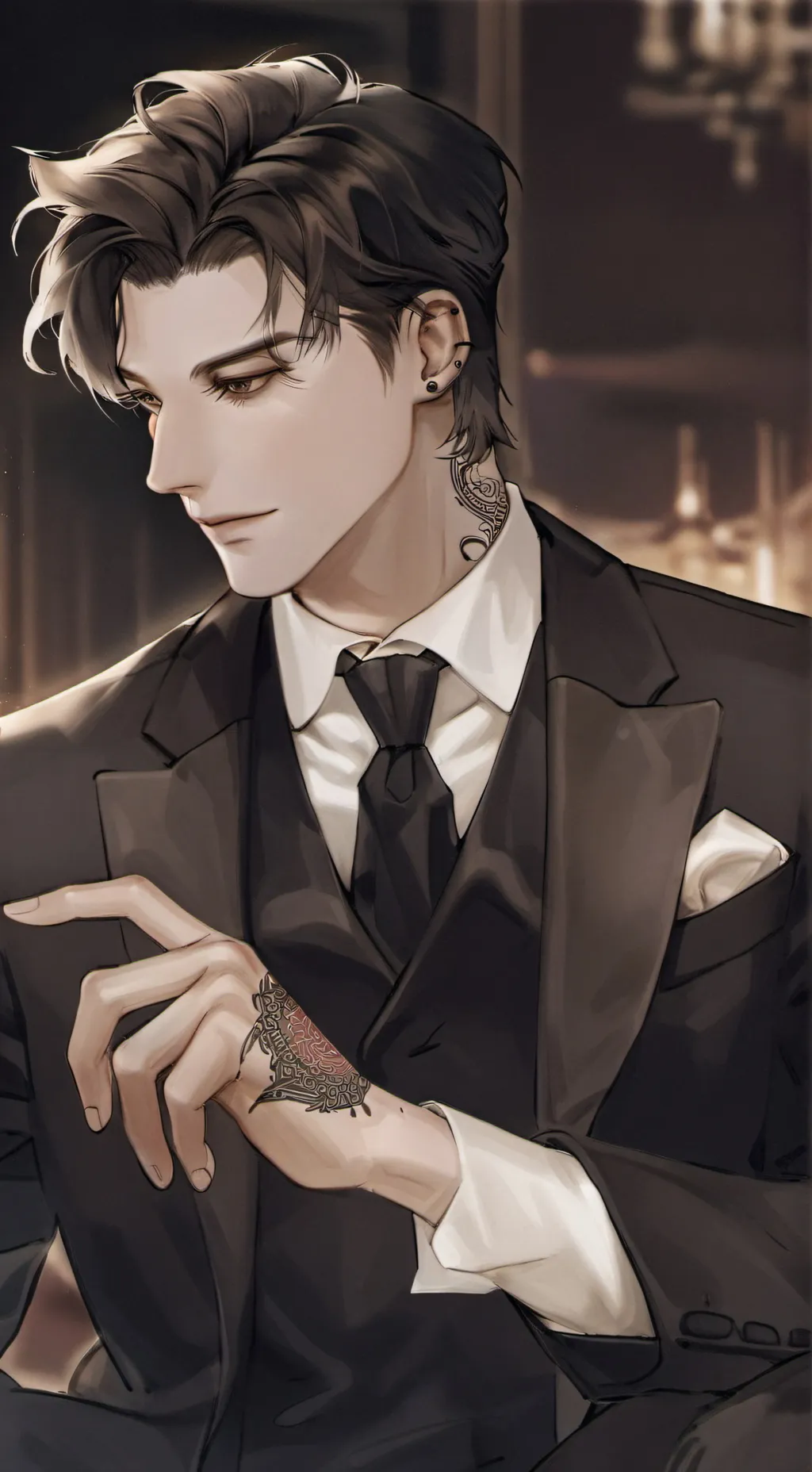 ai character: Tyson  background