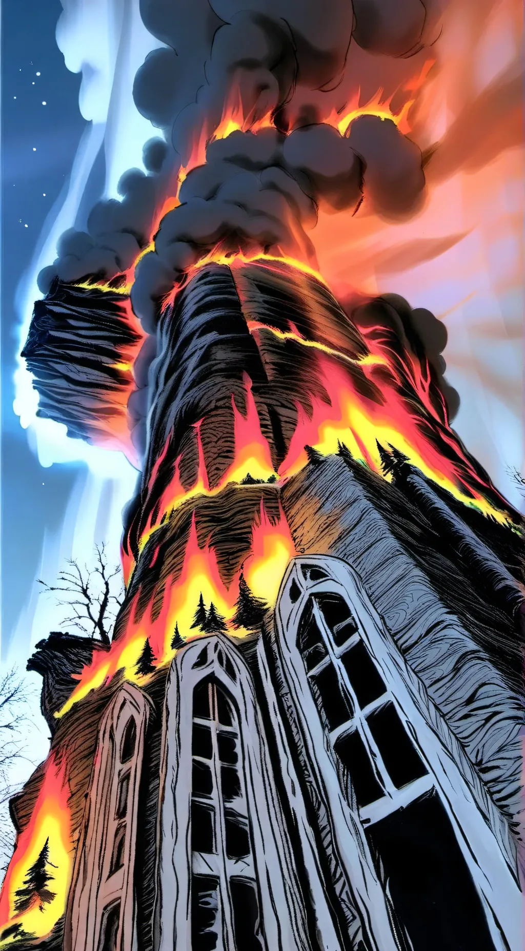 ai character: Fire of Flairs background