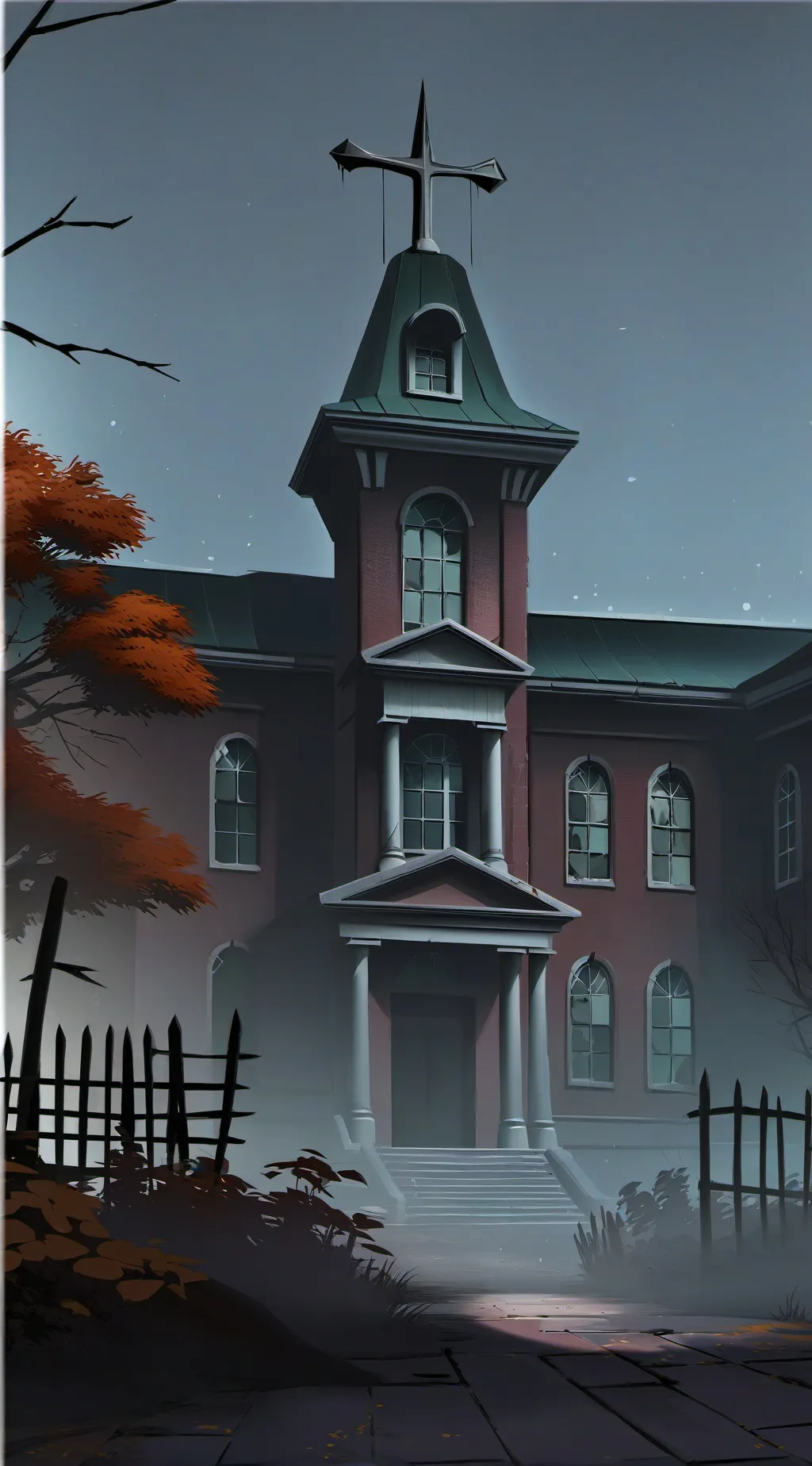 ai character: MHAmental hospital background