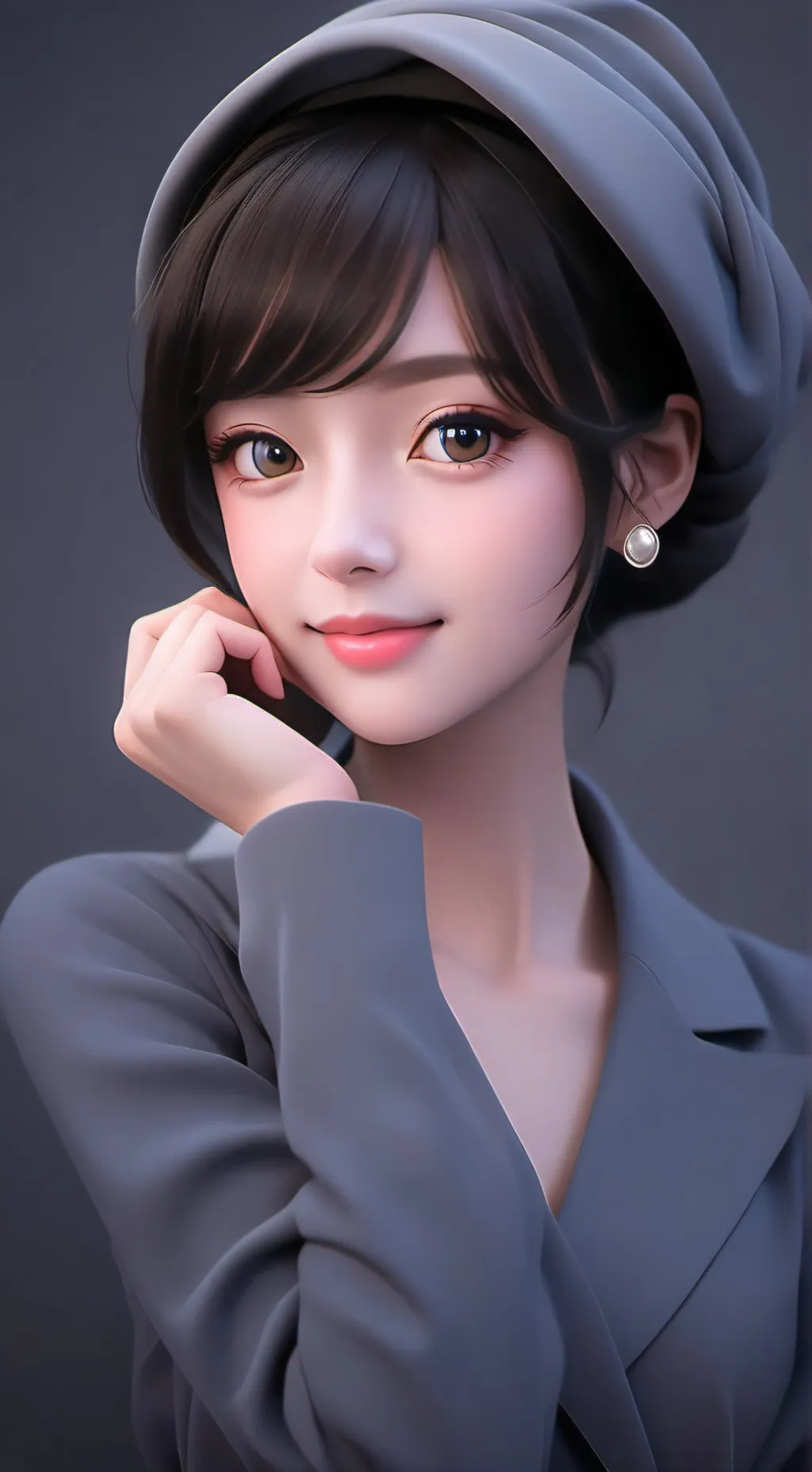 ai character: lovely  background