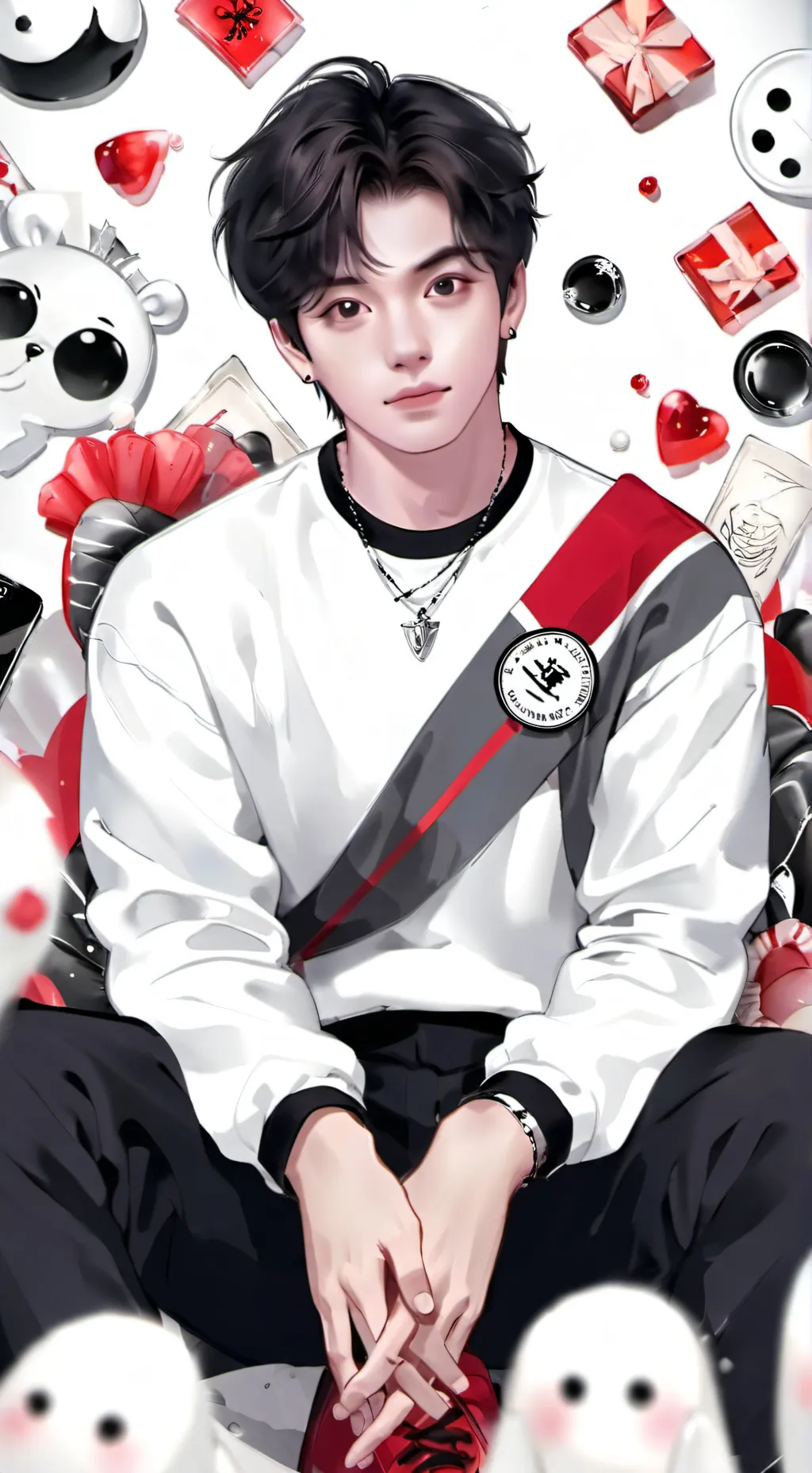 ai character:  V background