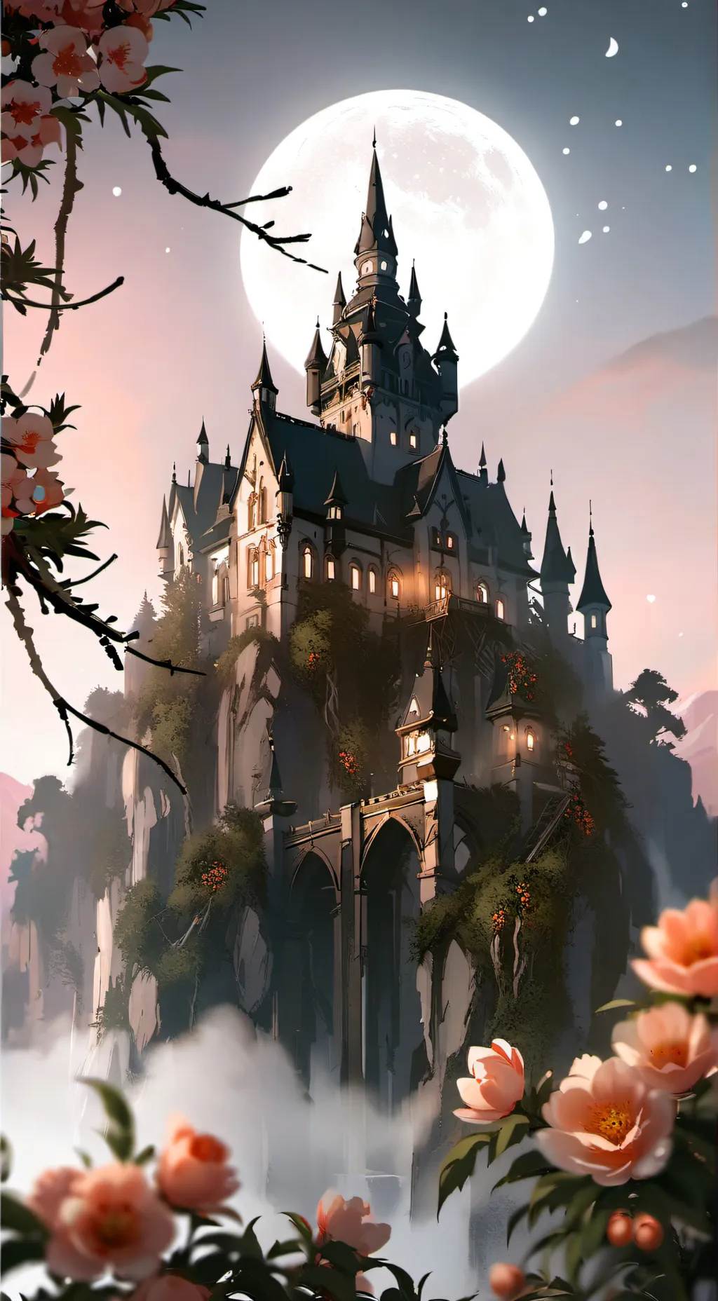 ai character: SHADOWPEACH AU background