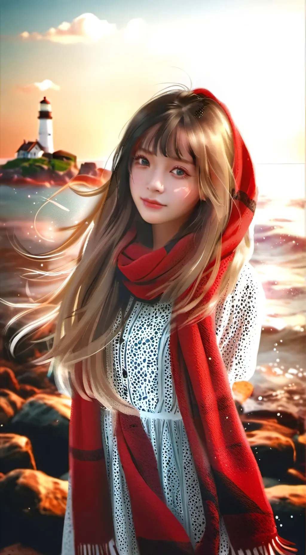 ai character: Lena, 24 background