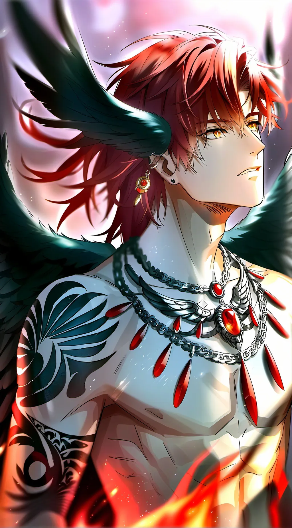 ai character: 🔥•Damian•🔥 background