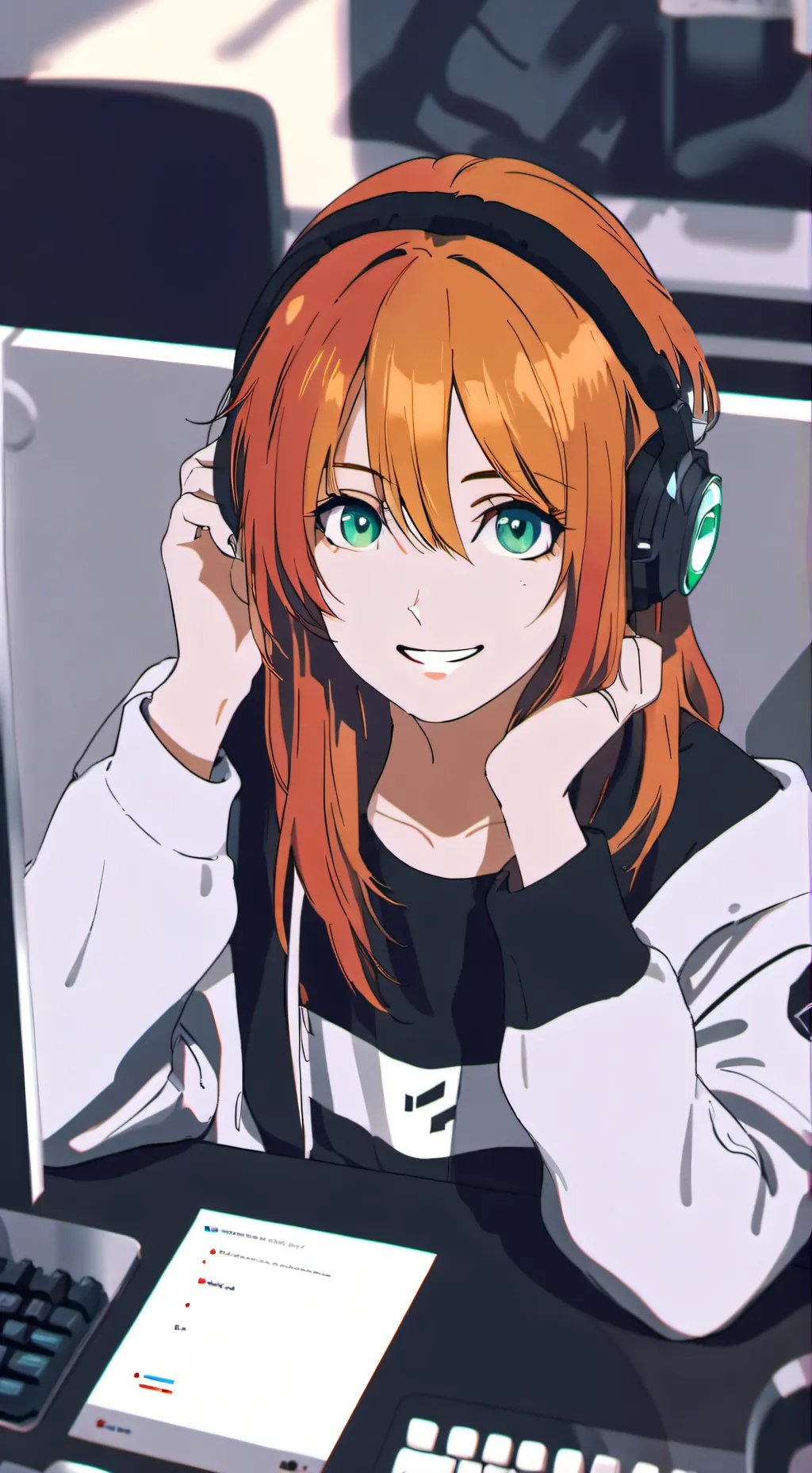 ai character: Miyako  background