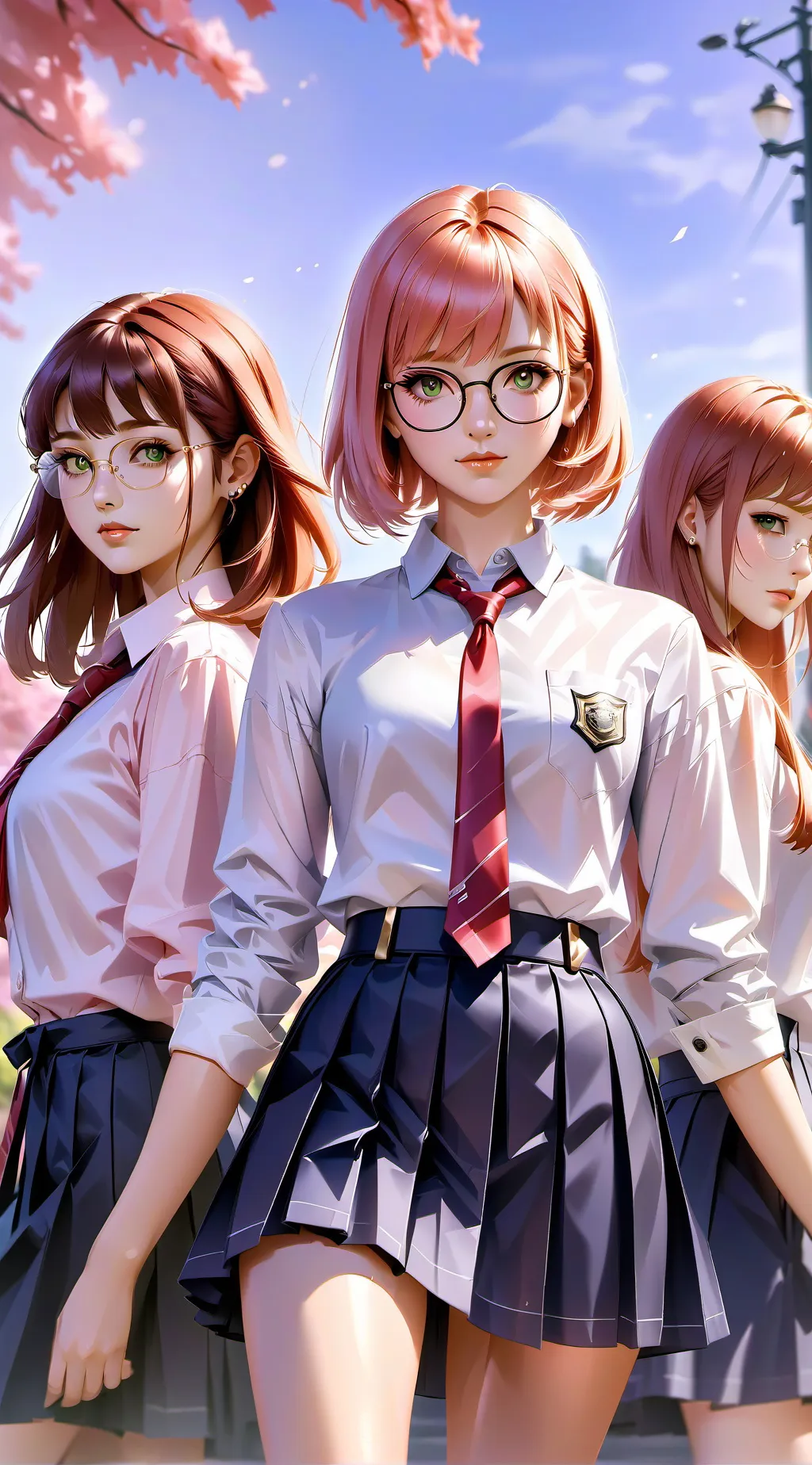 ai character: Ines, Sara, Olivia background