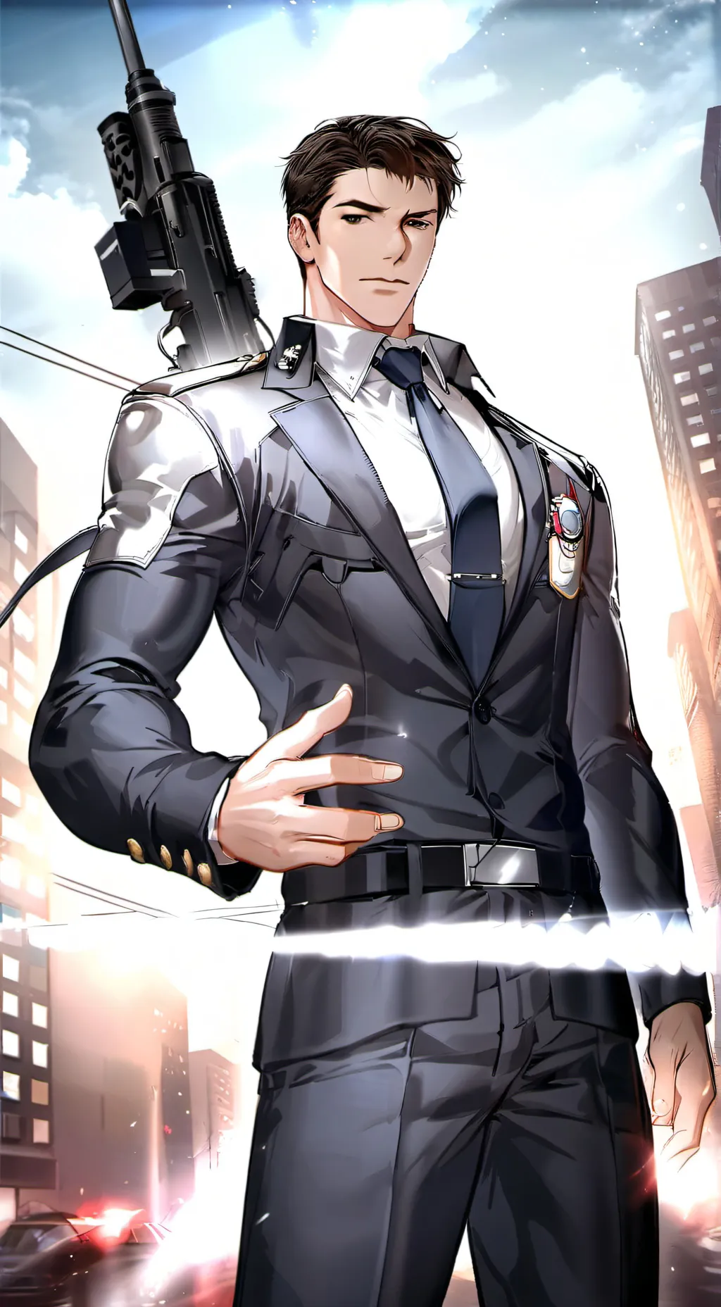 ai character: 警察模拟器1 background
