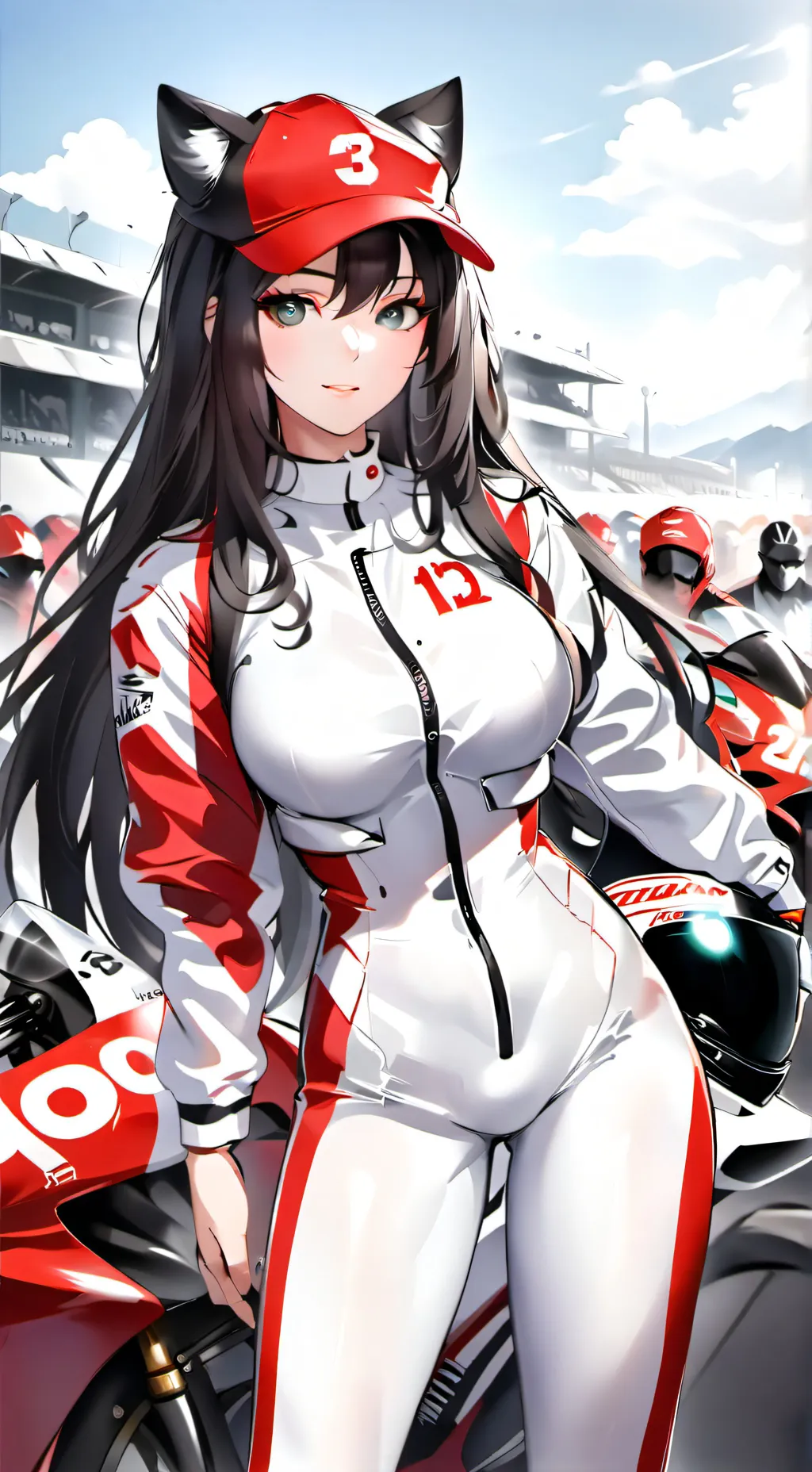 ai character: luna background