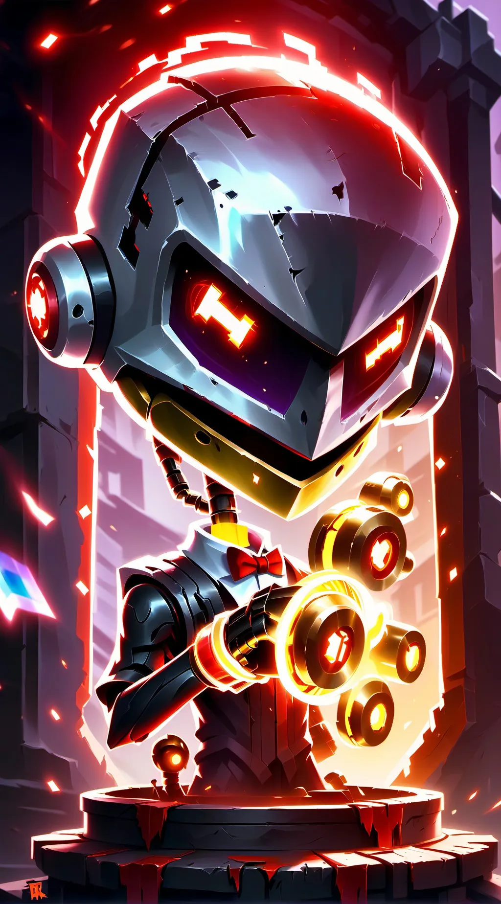 ai character: 1x1x1x1x1 background