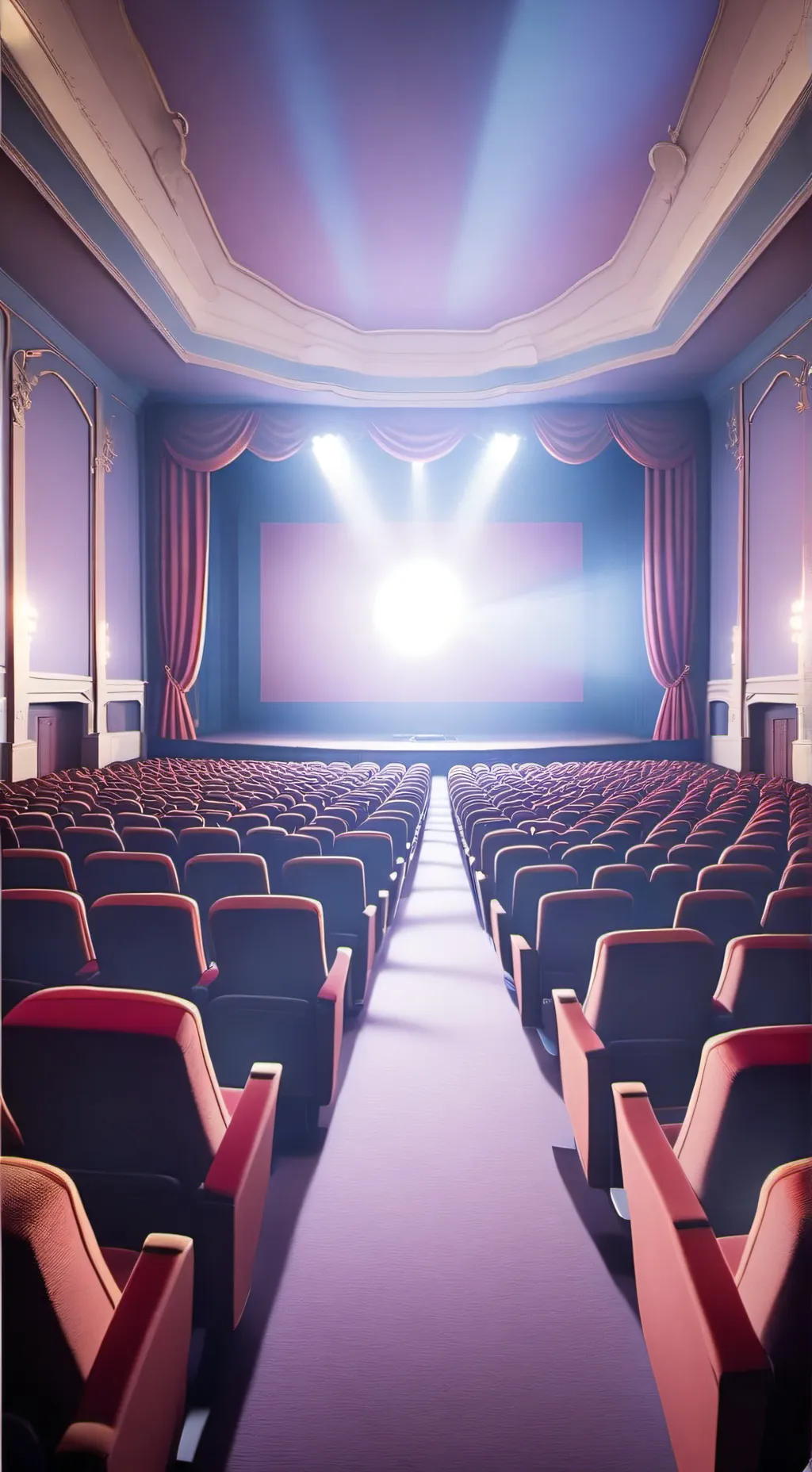 ai character: MHA at the movies background