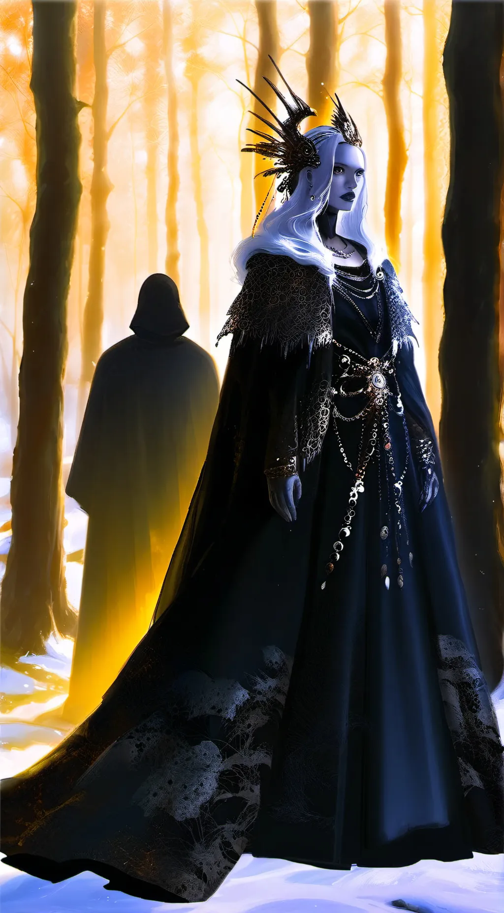 ai character: Elizabeth, hatchet background