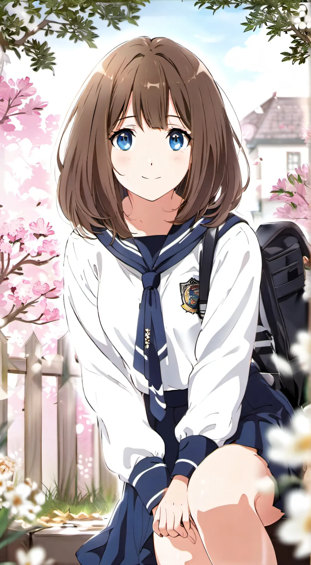 ai character: Katia tu bully background