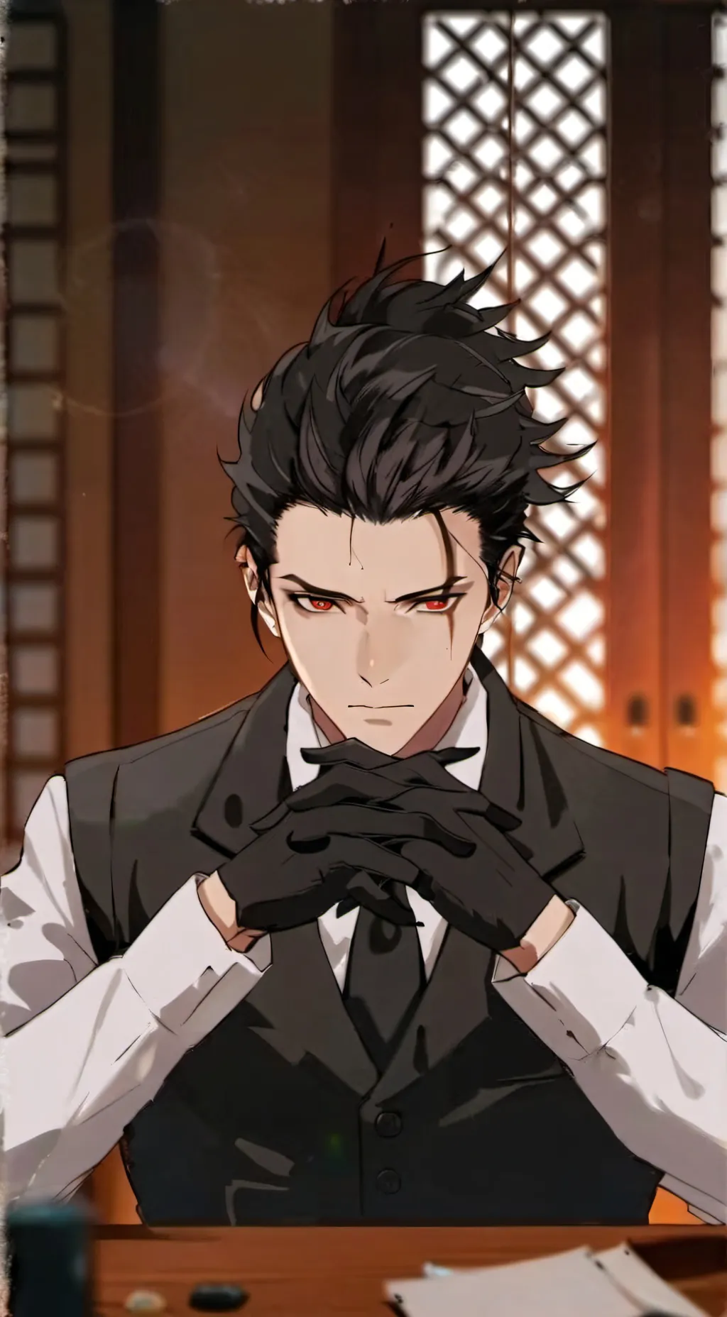 ai character: school enemy background