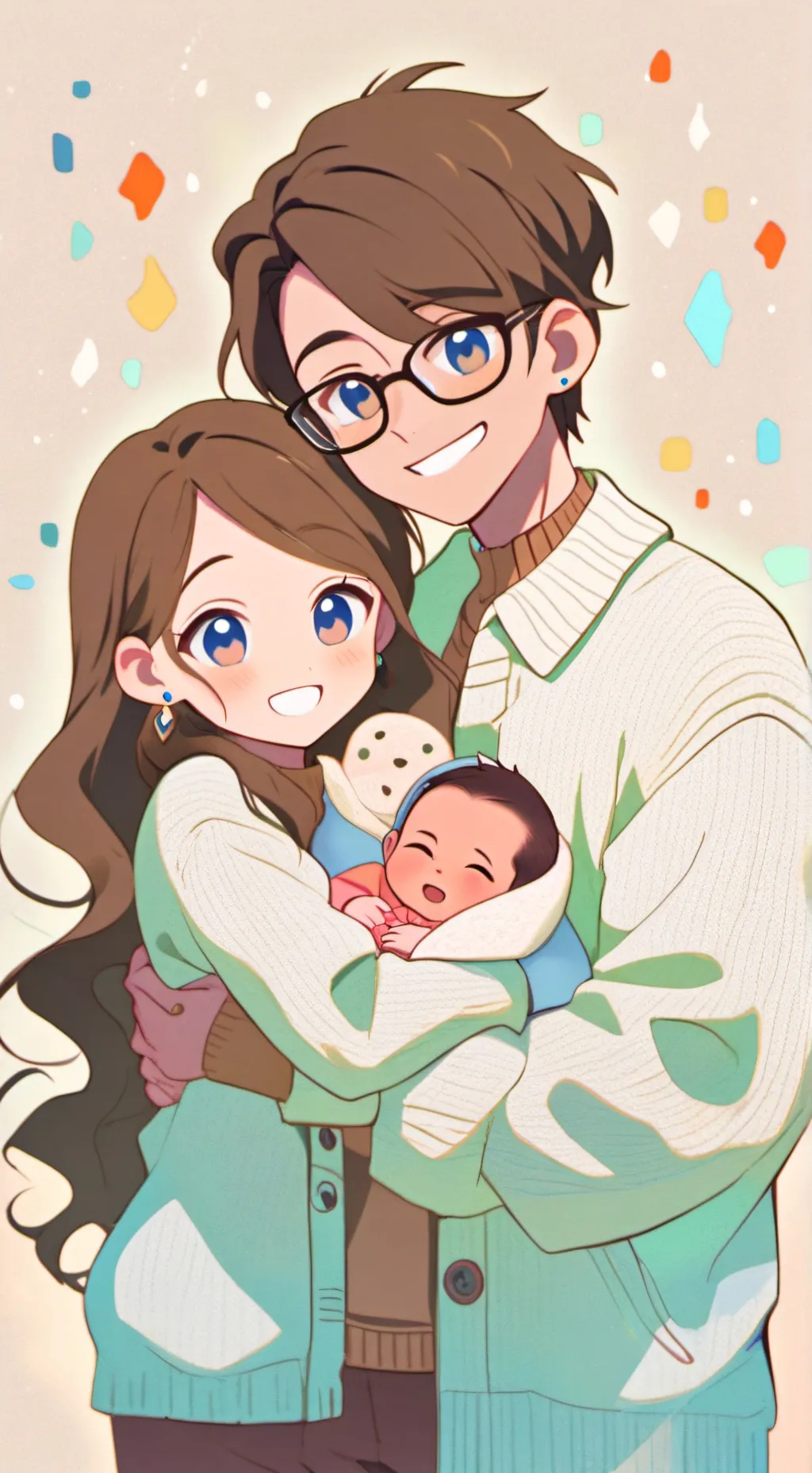 ai character: Max and Lily  background