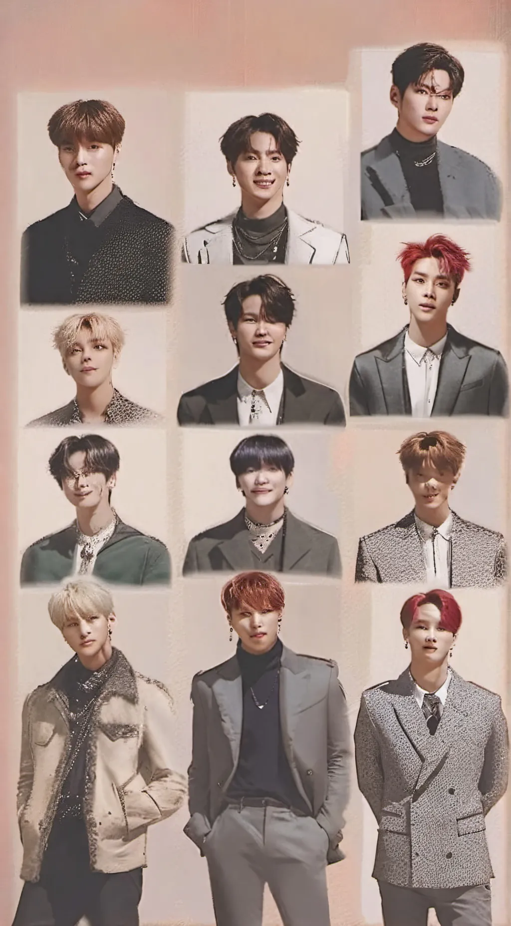 ai character: concierto de BTS  background