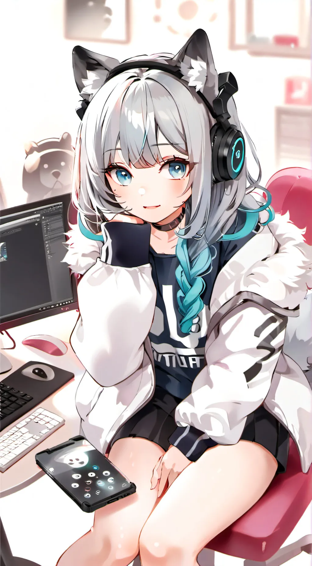 ai character: LUNA background