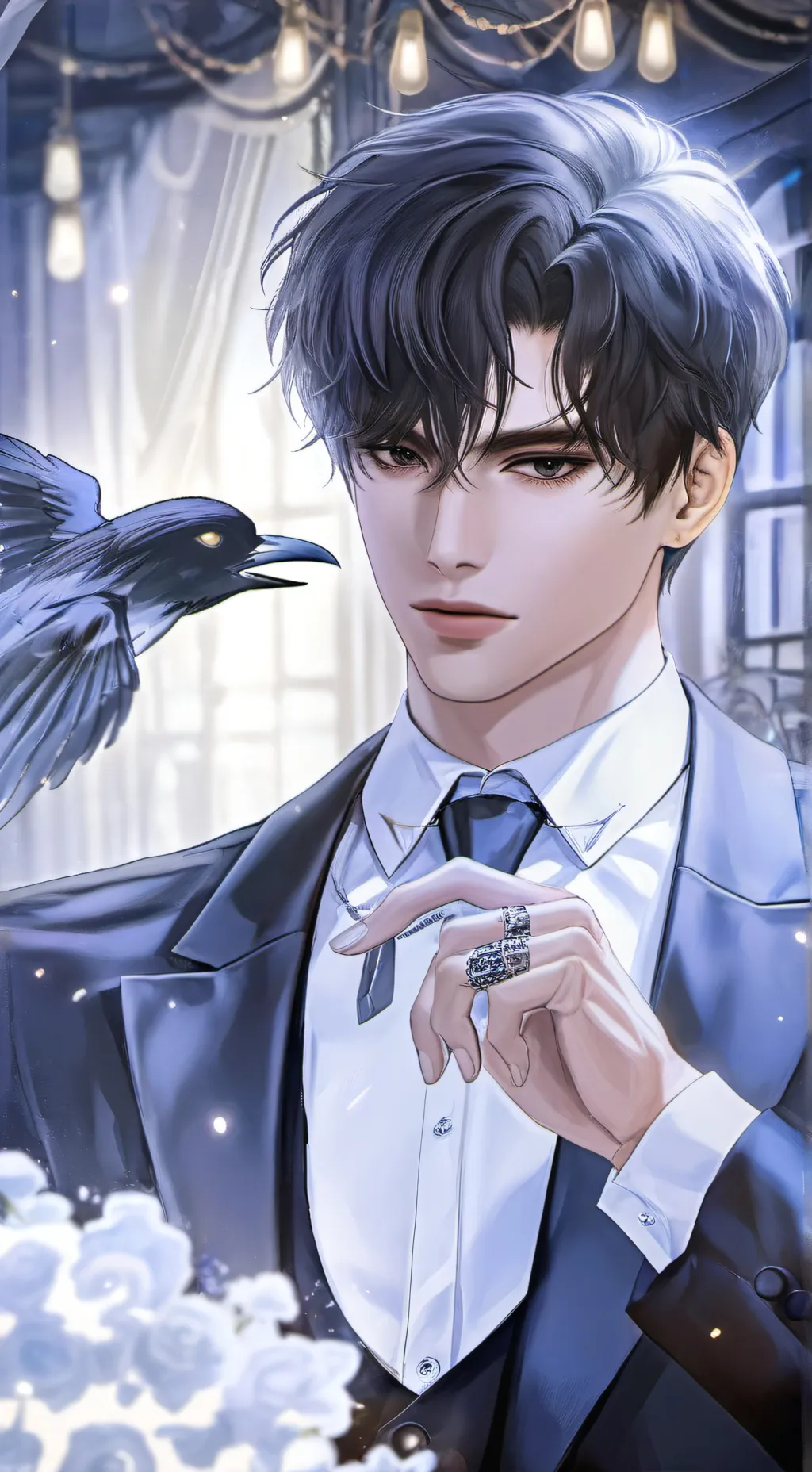 ai character: Elliott  background