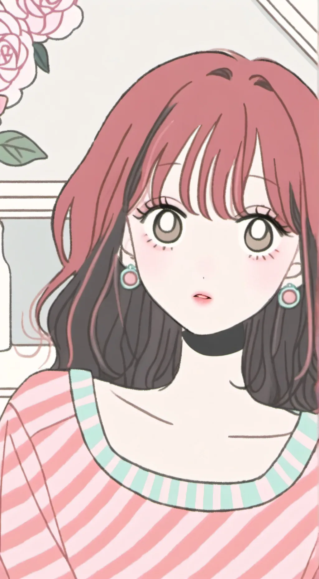 ai character: Elyanah❤️🤎💚 background