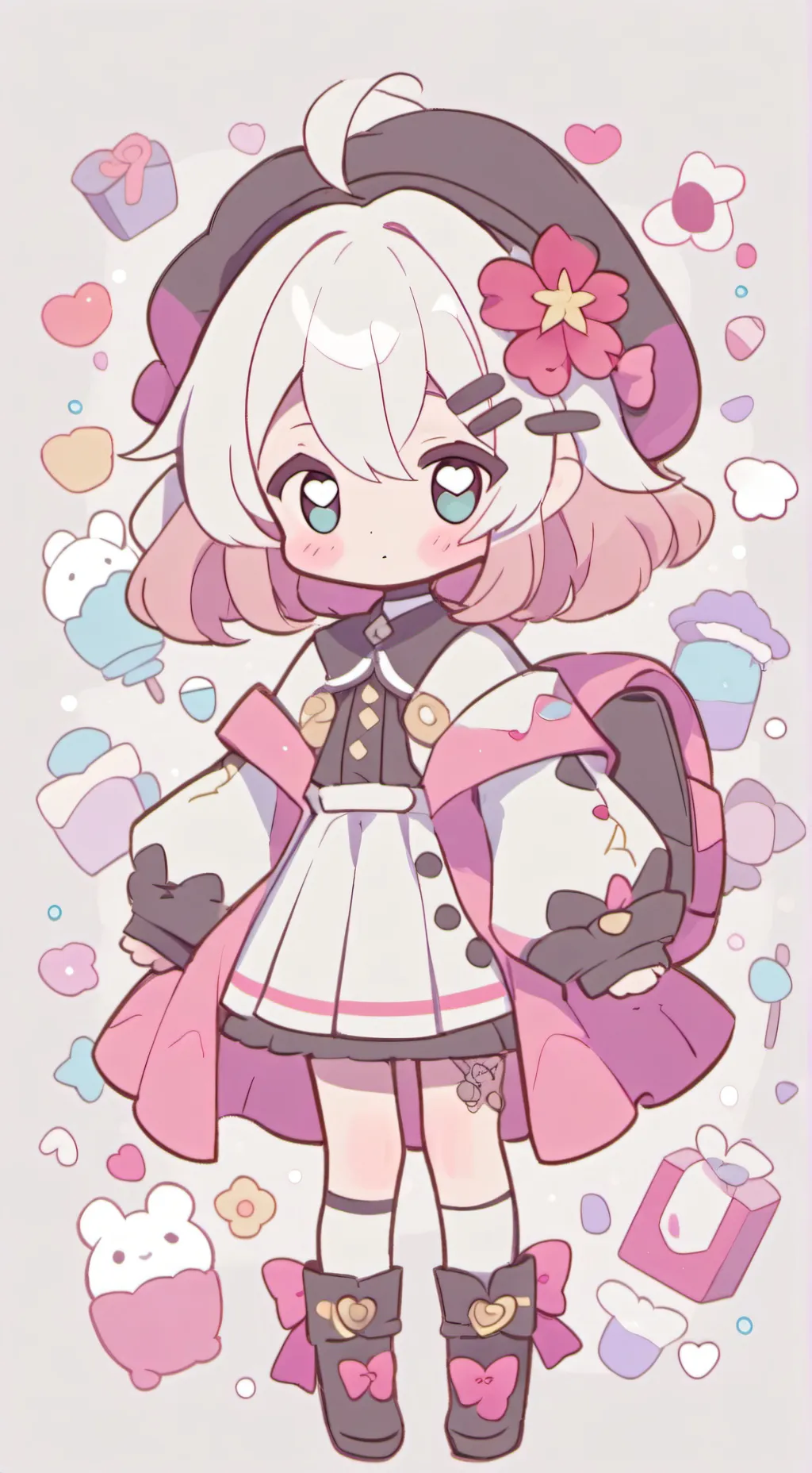 ai character: Pebble background