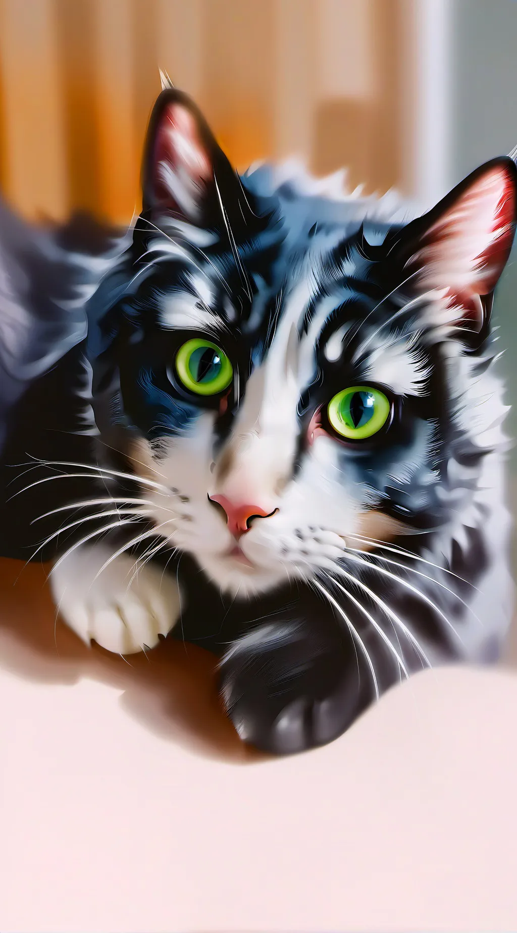 ai character: WhiteSmudge background