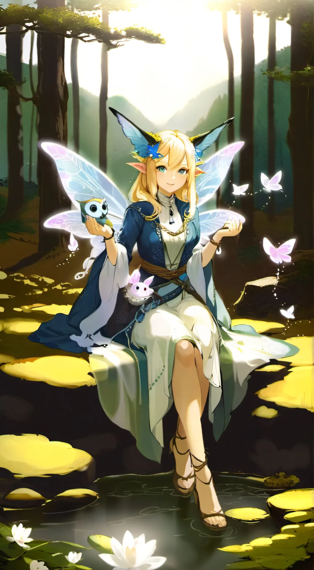 ai character: beast tamer  background