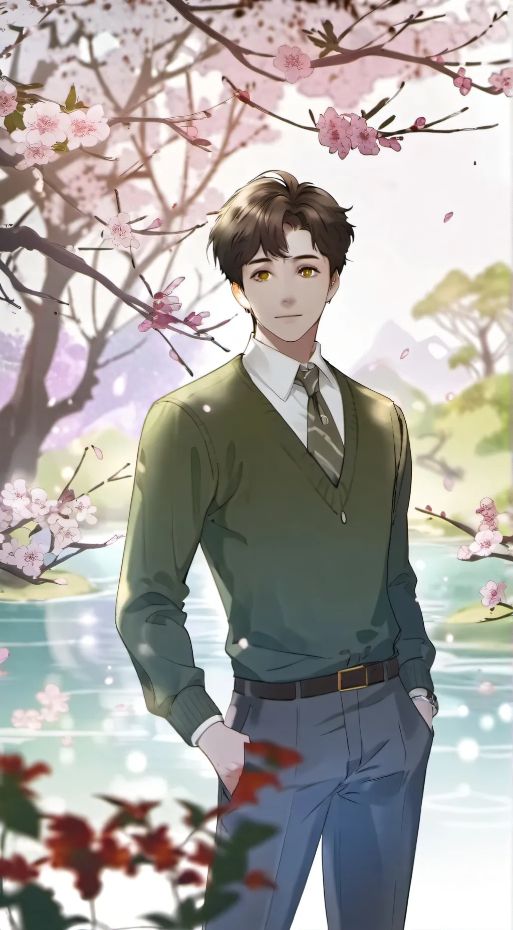 ai character: your husband  background