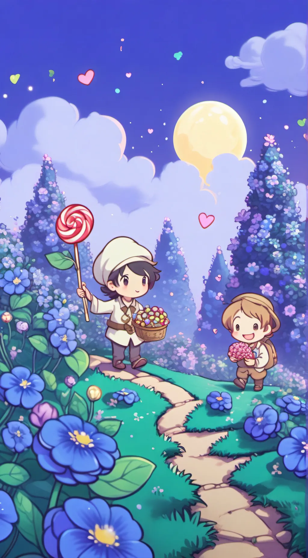 ai character: Gag beggers x fnaf background