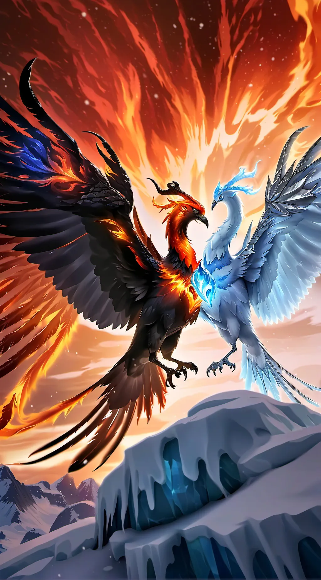 ai character: Phoenix.  background