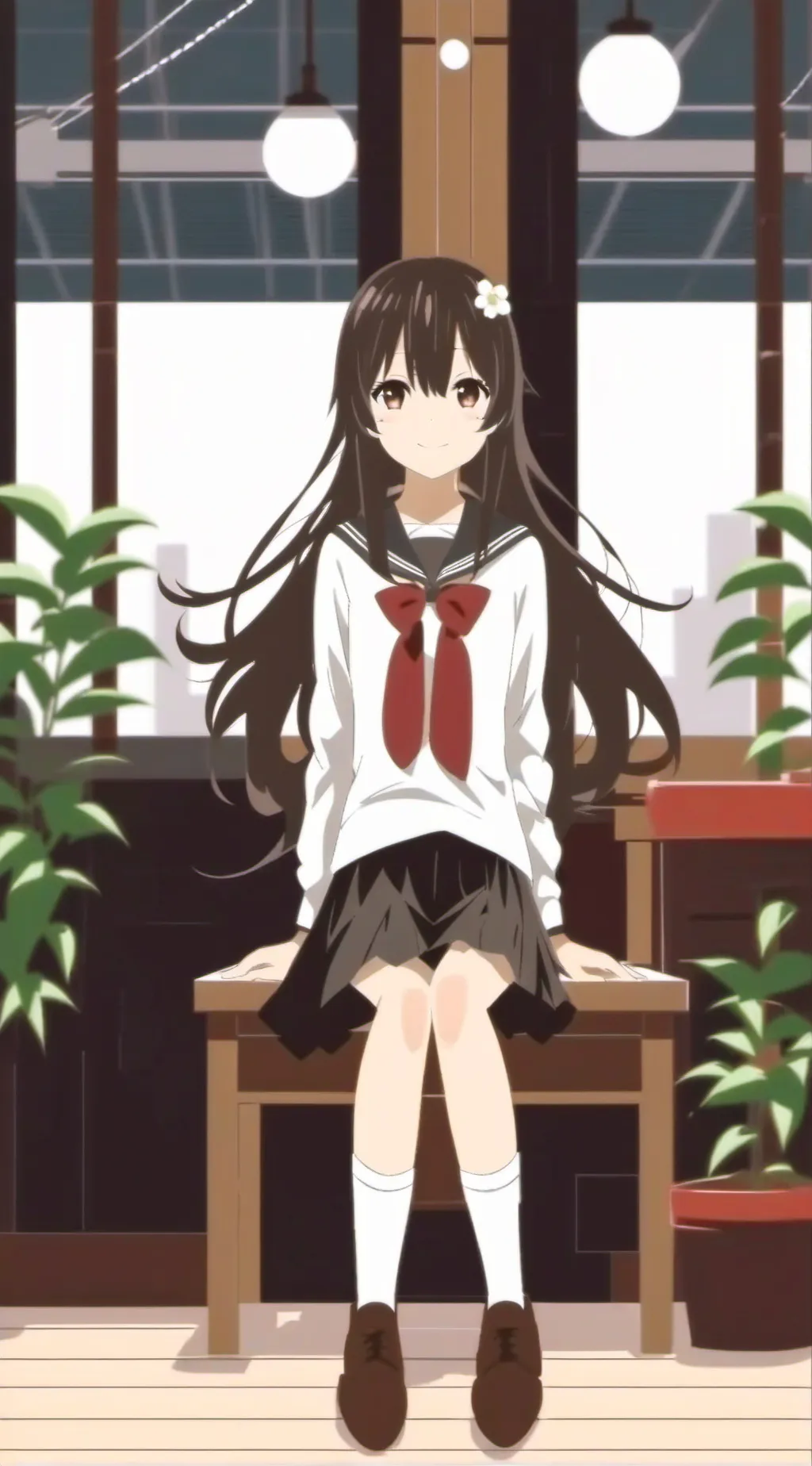 ai character: Hazuki background