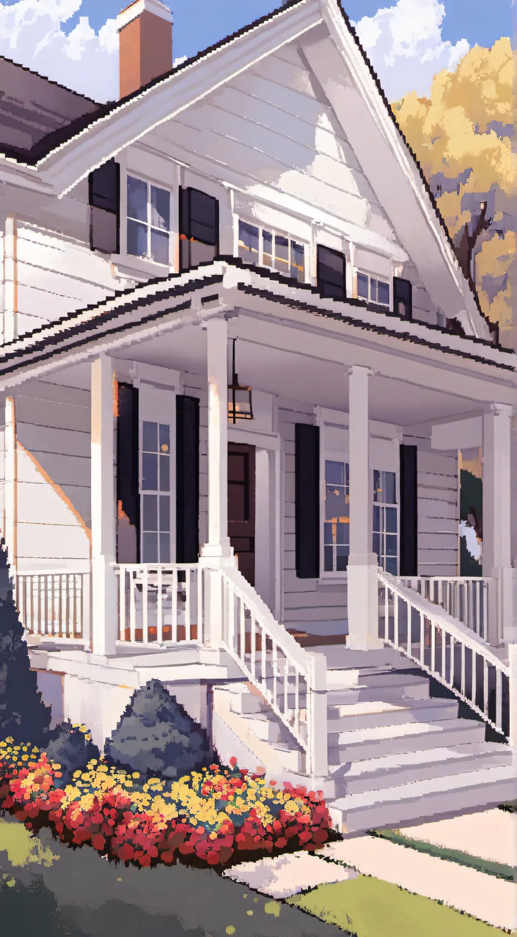 ai character: Mother's Care.  background