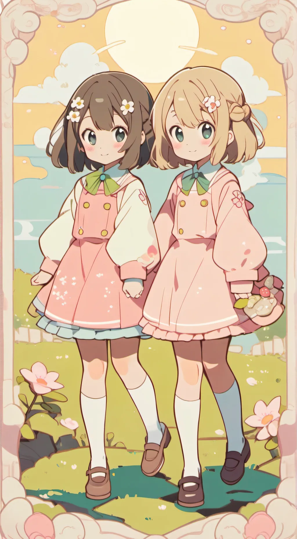 ai character: maria and marie background