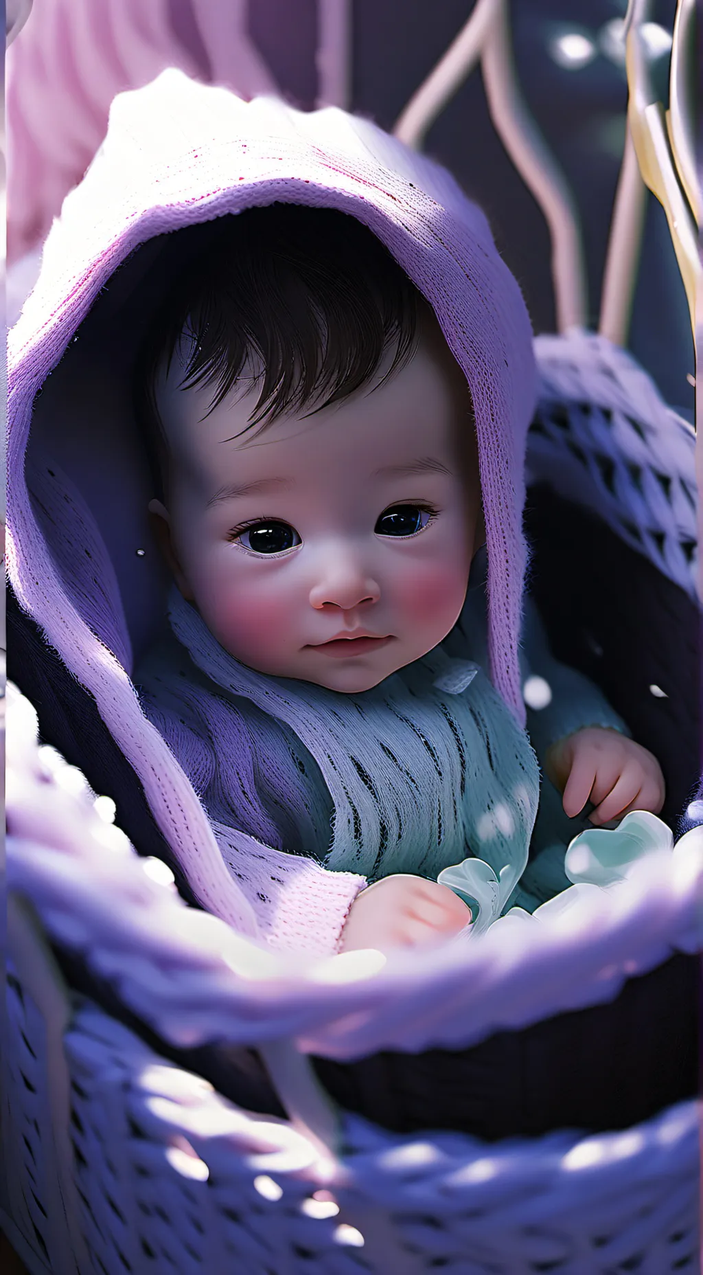 ai character: baby zoey background