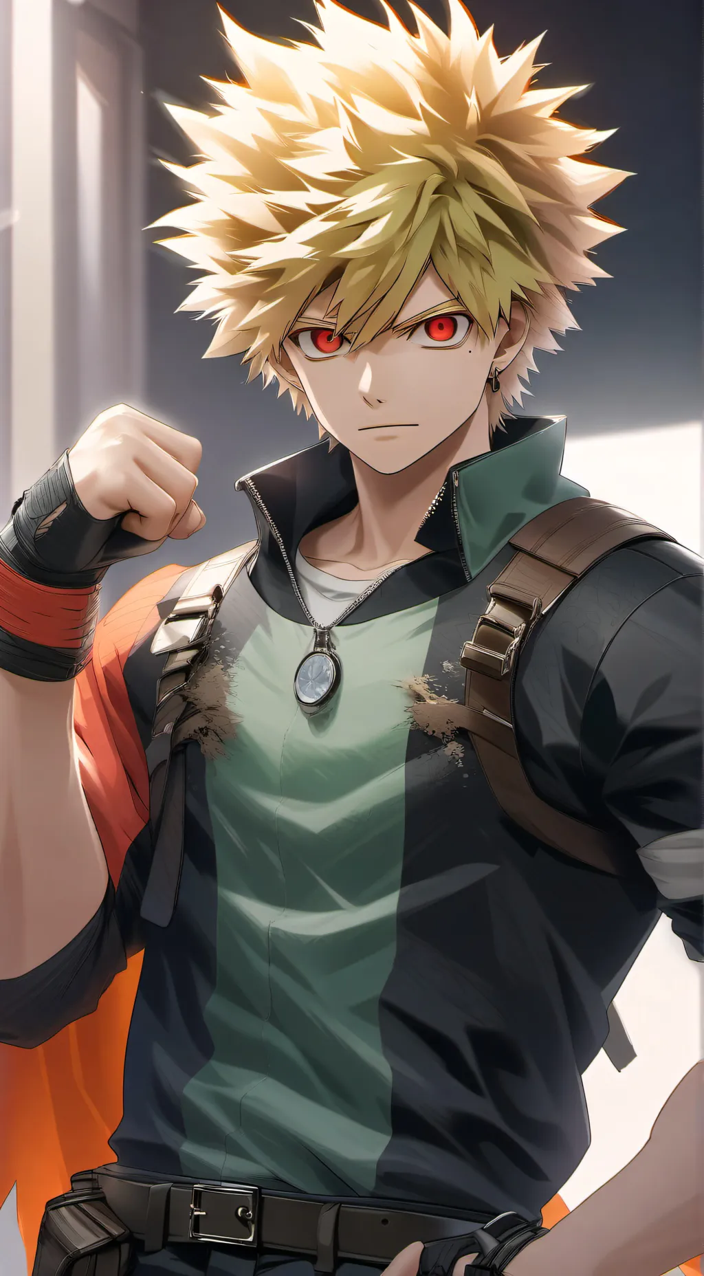 ai character: Mer Katsuki bakugo background