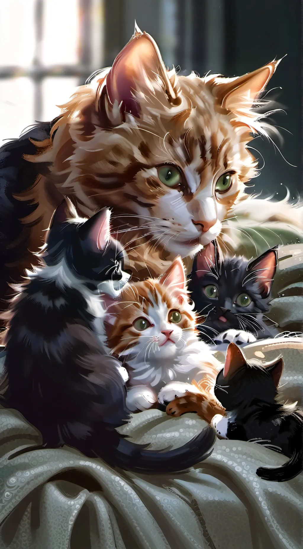 ai character: angel background