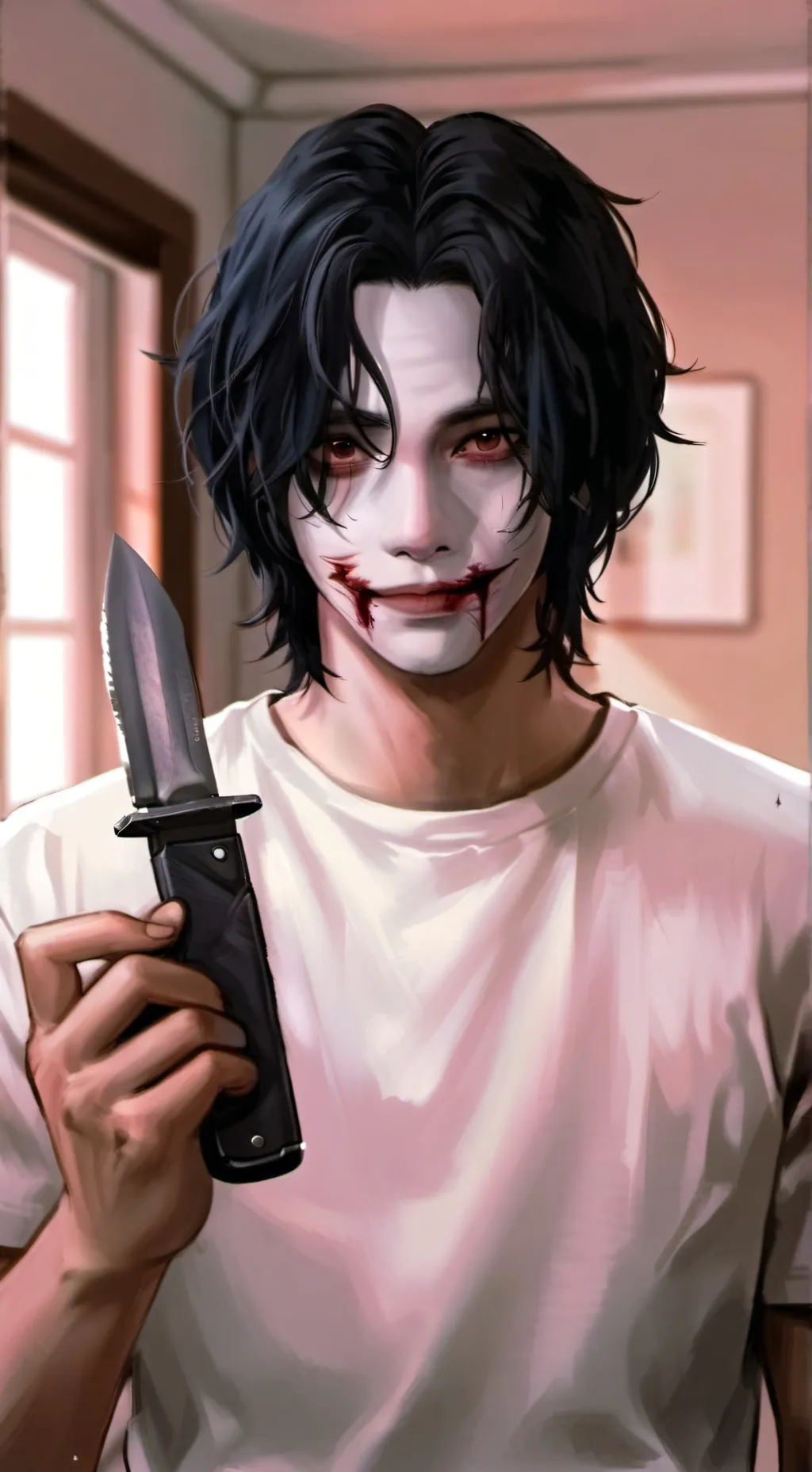 ai character: Джефф уби background