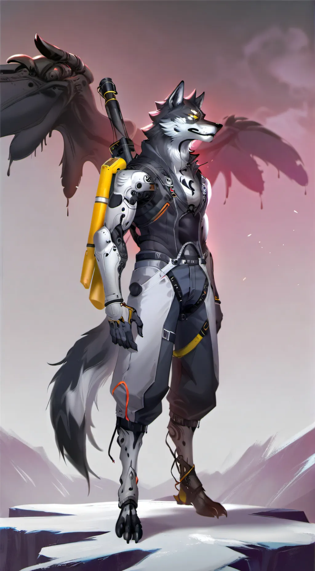 ai character: Lonewolf  background