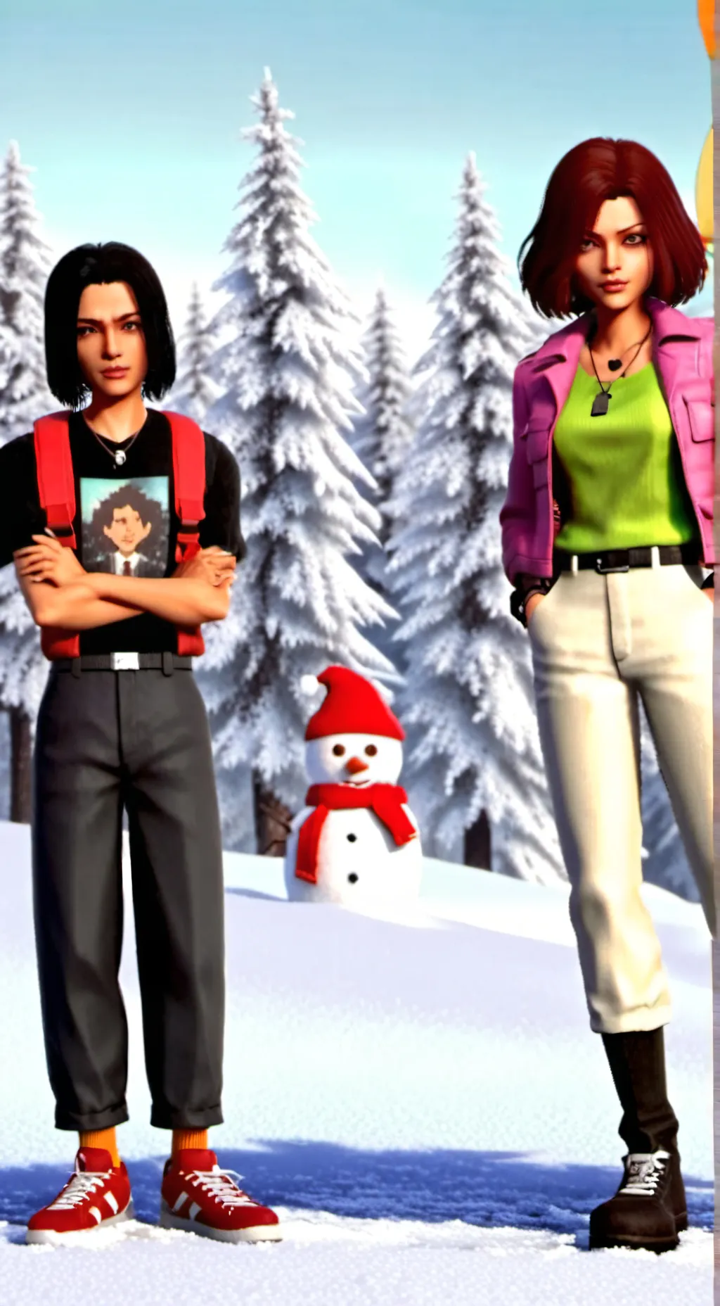 ai character: Stace and Fiar background